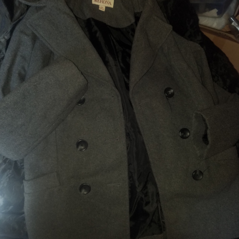 Merona wool jacket size small petite
